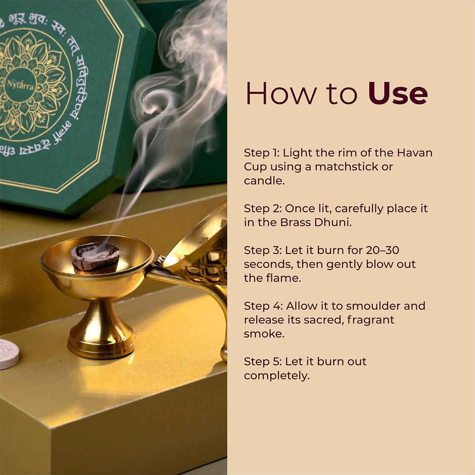 Nytarra Naturals Sacred Brass Gift Box