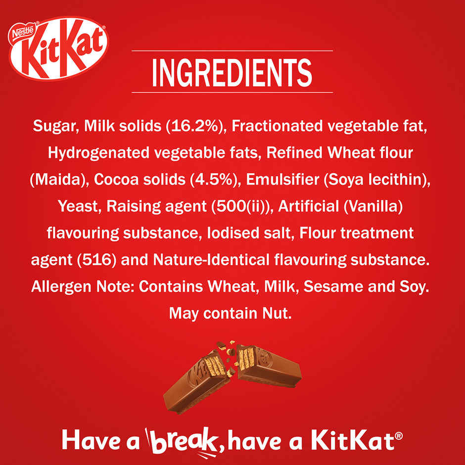 Nestle KitKat Share & Snap 2 x 3 Fingers Wafer Chocolate Bar