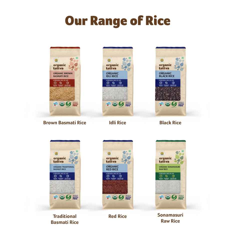 Organic Tattva Sonamasuri Rice White