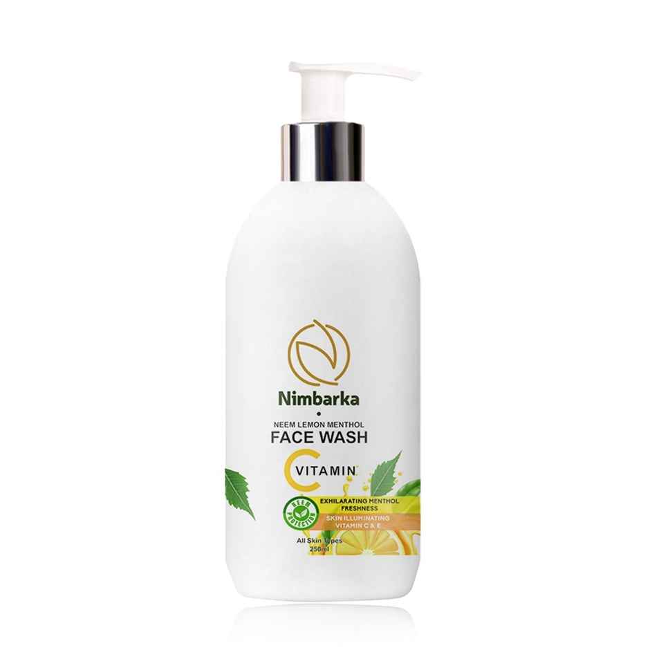 Nimbarka Neem Lemon Menthol Facewash Deep Cleansing Refreshing & Anti-Acne Formula