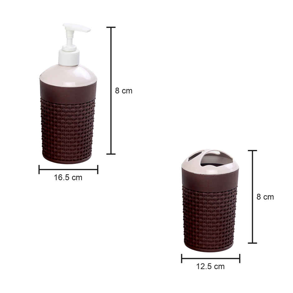 Filo Bath Set | Brown | Jali Packing