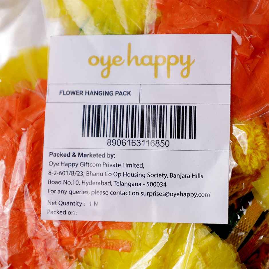 Artificial Flower Hanging Decoration Pack - Home Decor Set | Oye Happy