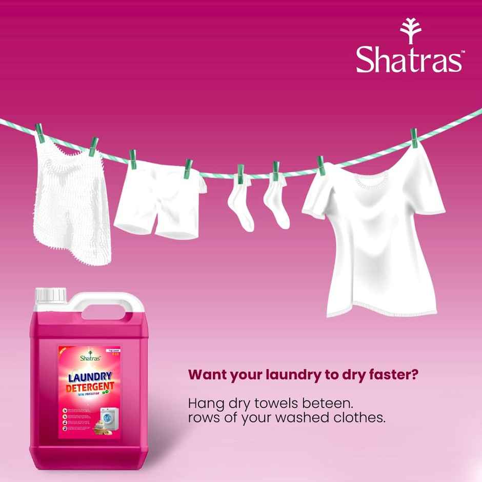 Shatras Lavender & Pink Lily Hypoallergenic Laundry Detergent Liquid