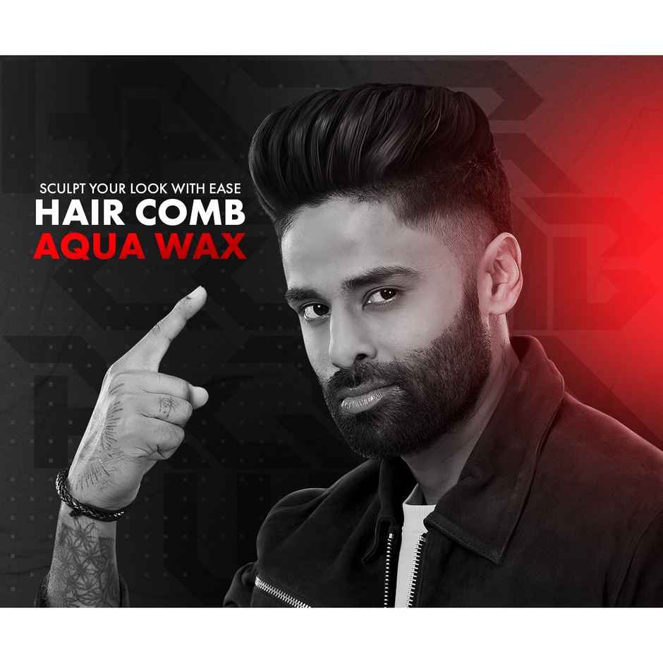 Urbangabru Aqua Hair Wax | Strong Hold | High Shine | 2-In-1 Men's Styling Wax | Wet Look