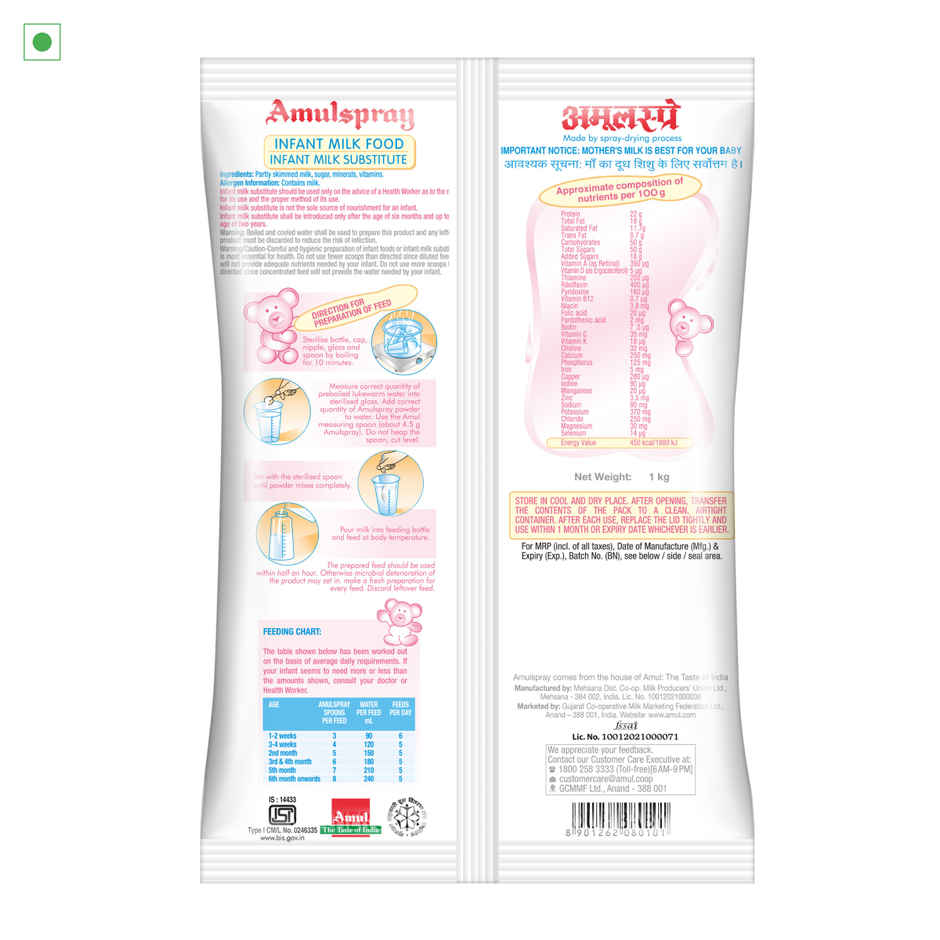 Amul Spray Baby Milk Powder