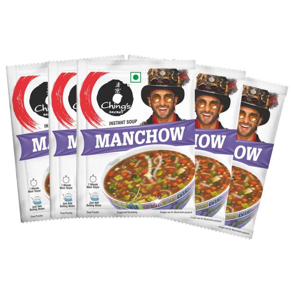 Ching's Secret Manchow Instant Soup Pack of 5
