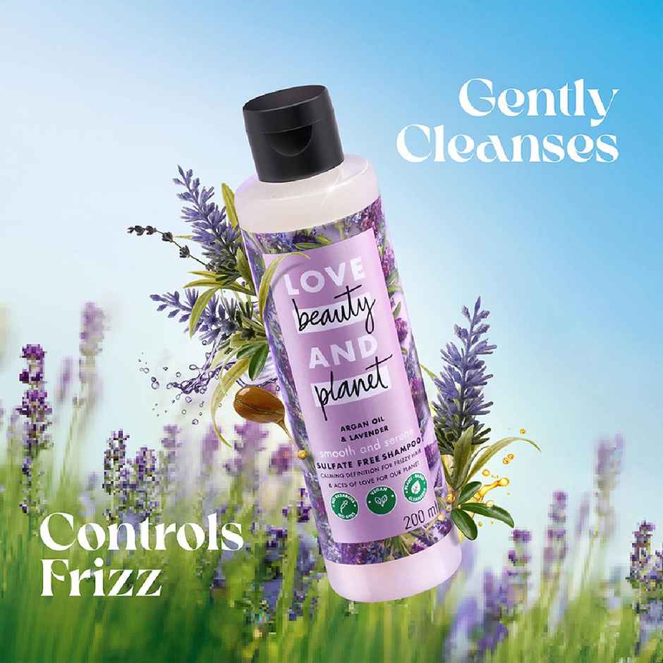 Love Beauty & Planet Argan Oil & Lavender | Sulfate Free Smooth & Serene Shampoo