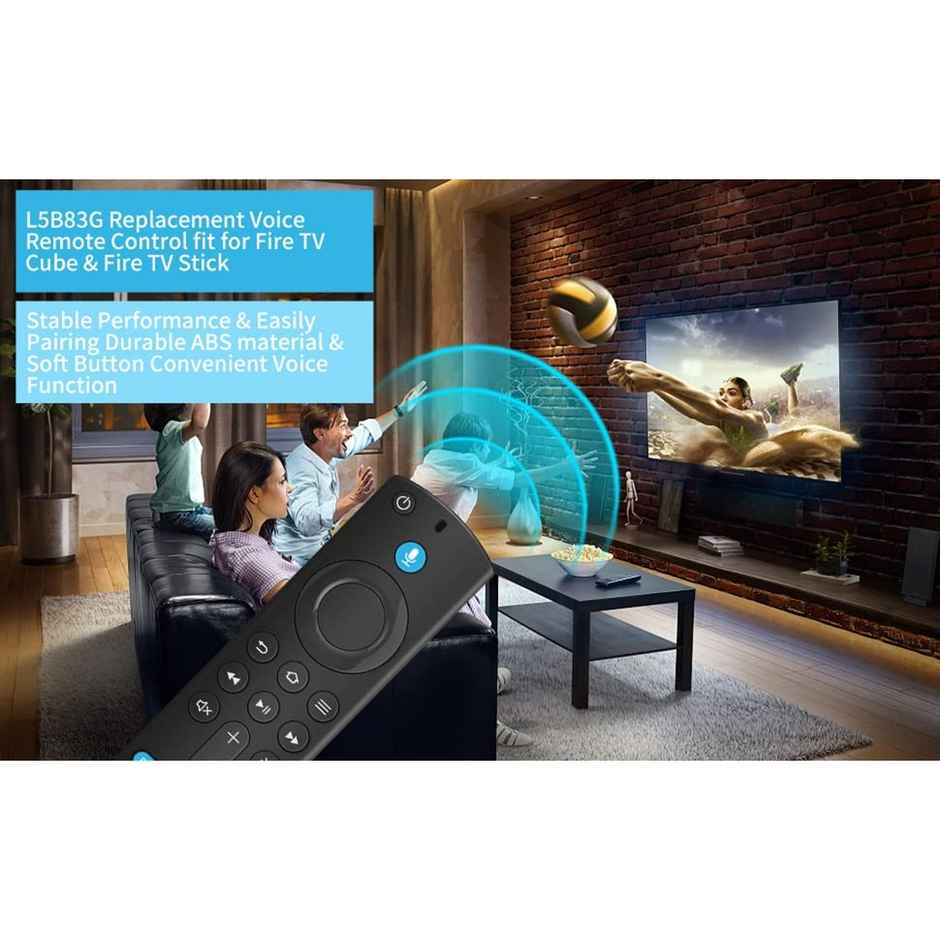 Ailkin Alexa Voice Remote (3rd Gen) with TV controls | Requires compatible Fire TV device | 2021 release