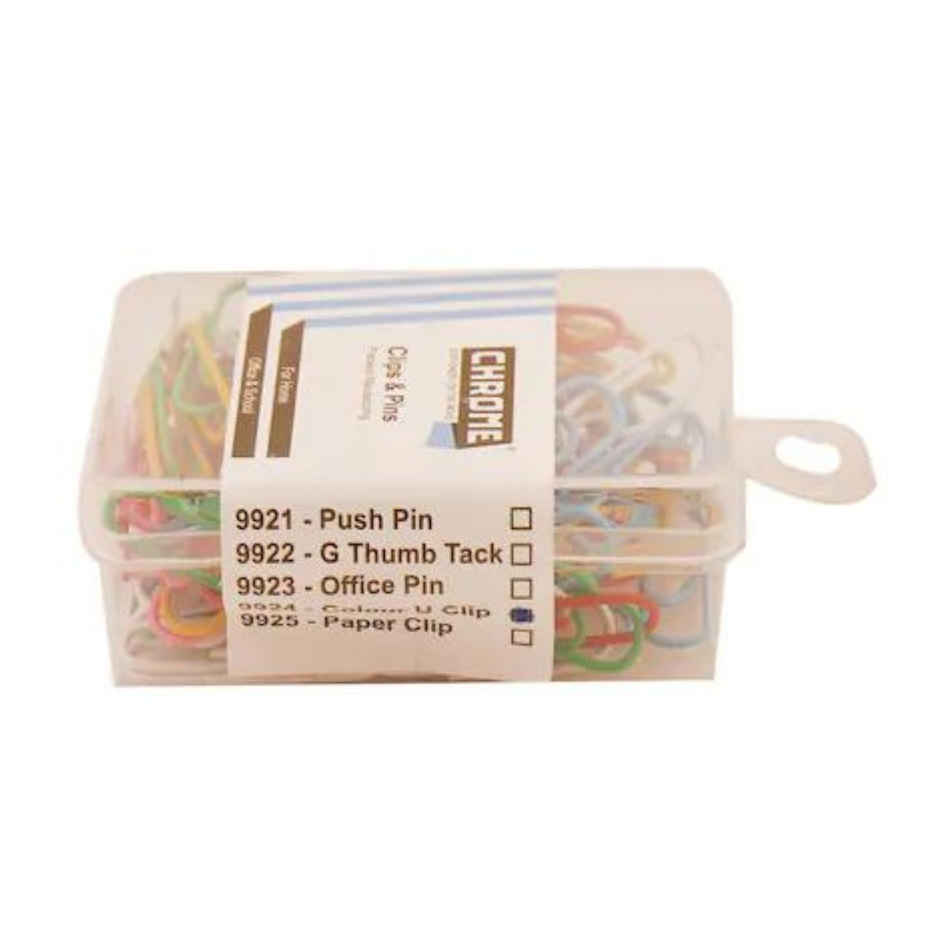 Chrome U Clip Pin Color