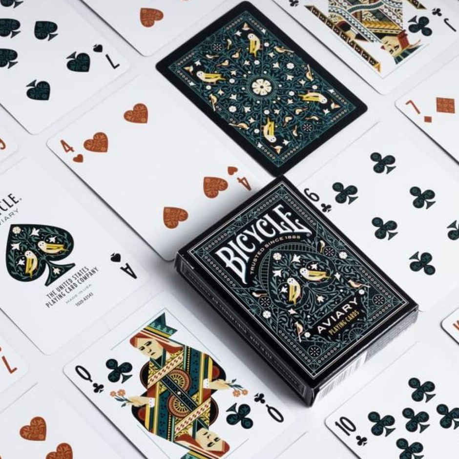 Parksons Bicycle Aviary Playing Cards
