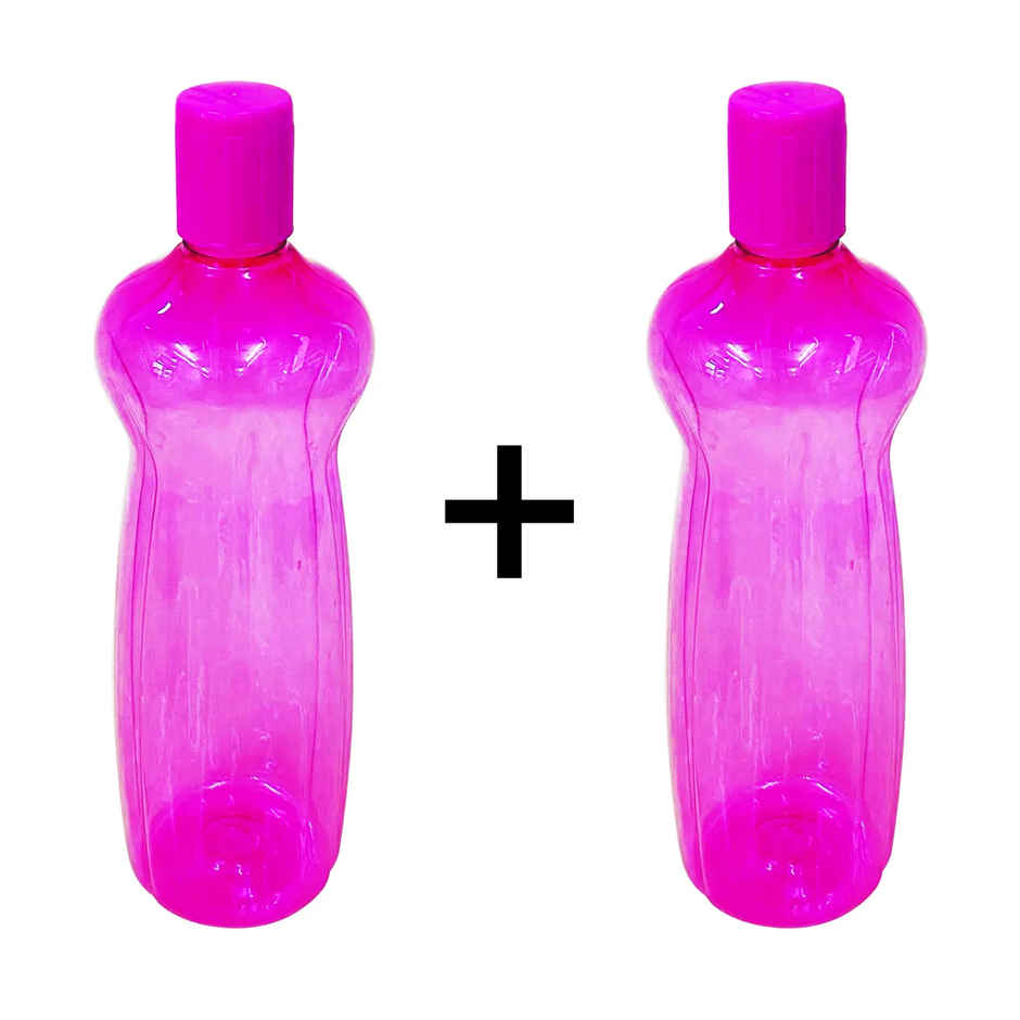 Princeware Astra Pet Fridge Water Bottle 950 ml | Pink Combo