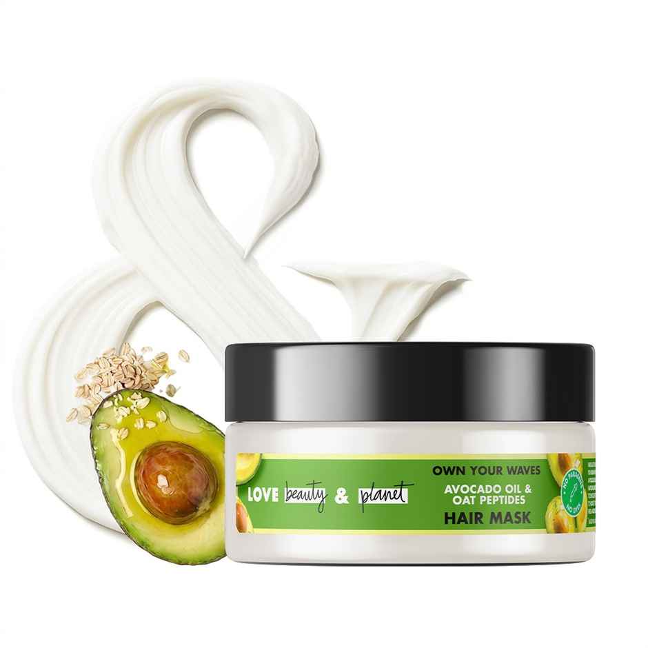 Love Beauty & Planet Avocado Oil & Peptide Hair Mask for Wavy Hair