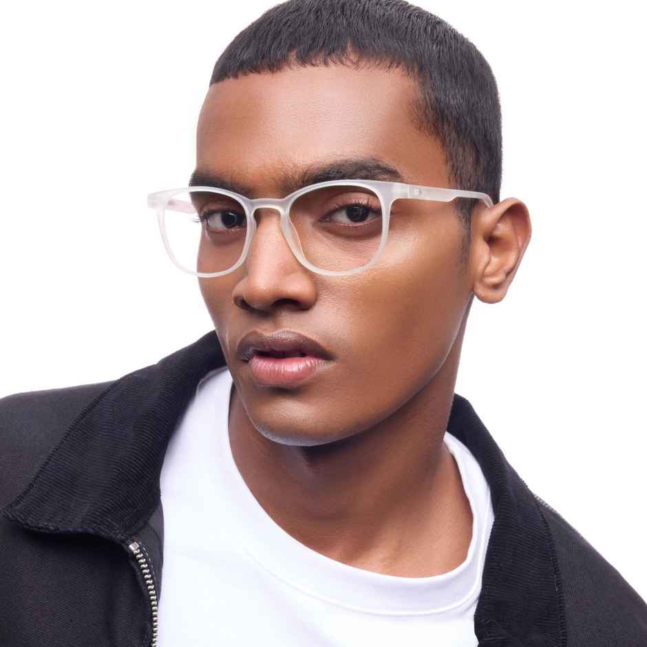 Lenskart Hustlr Unisex Solid Protective Eyewear | Clear