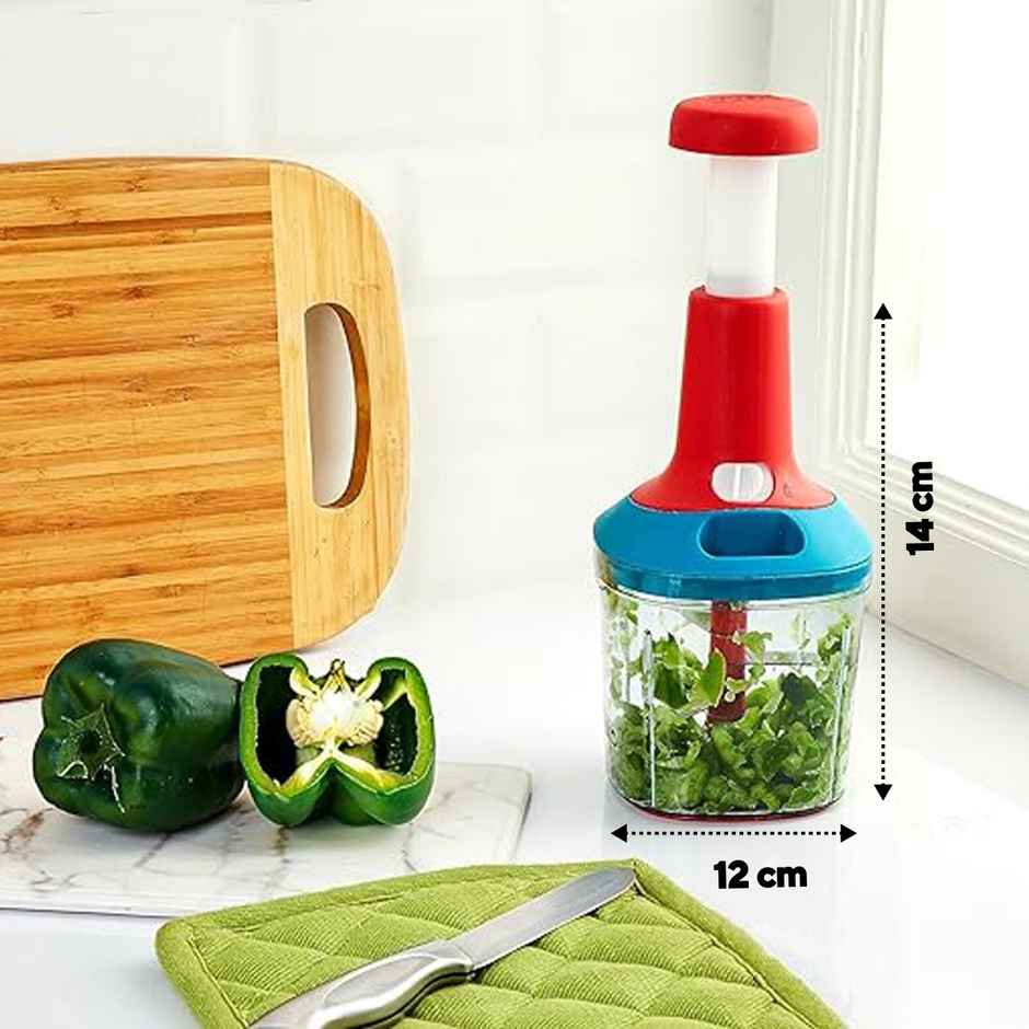Youbee Multipurpose Manual Hand-Press Vegetable Chopper