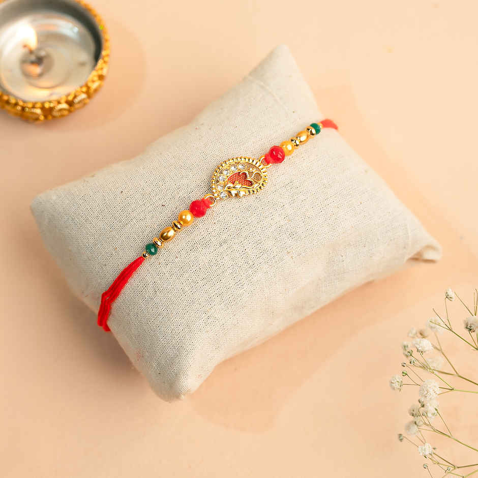 Rakhi for Brother | Om | Religious | Pack of 1 | Avyaan Rakhi