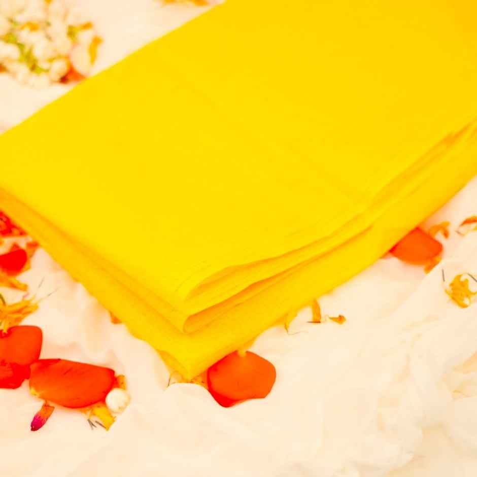 Puja Cloth | 1.25 m | Yellow | ServDharm