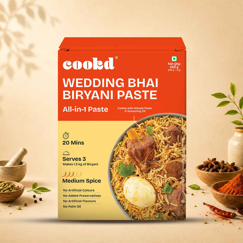 Cookd Wedding Bhai Biryani Masala Paste - Ready to Cook