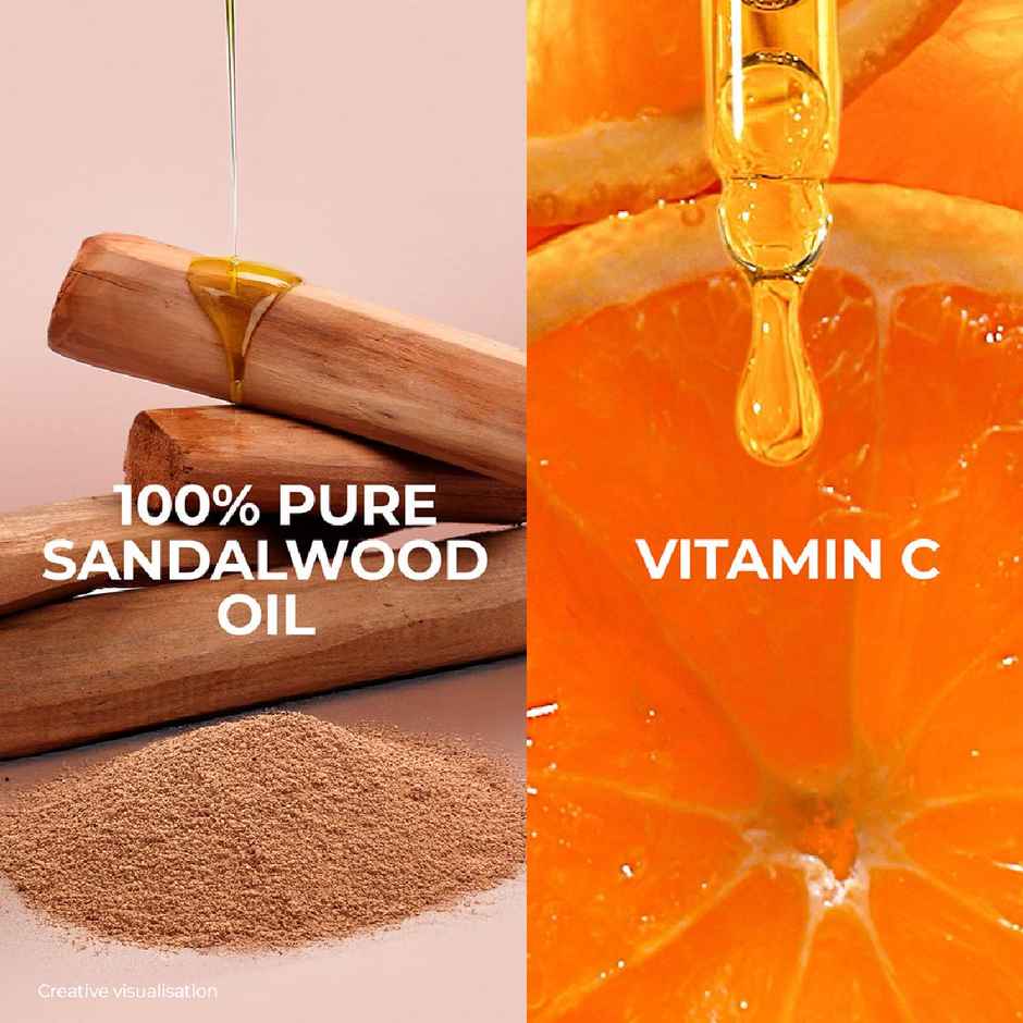 LUX Sandalwood with Vitamin C Bath Soap for Clear Skin