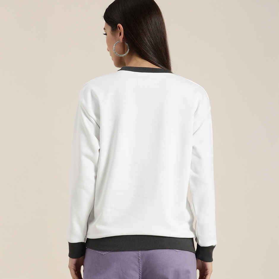 Dillinger Women's Sweatshirt | Dlwmnswt036 | White - S