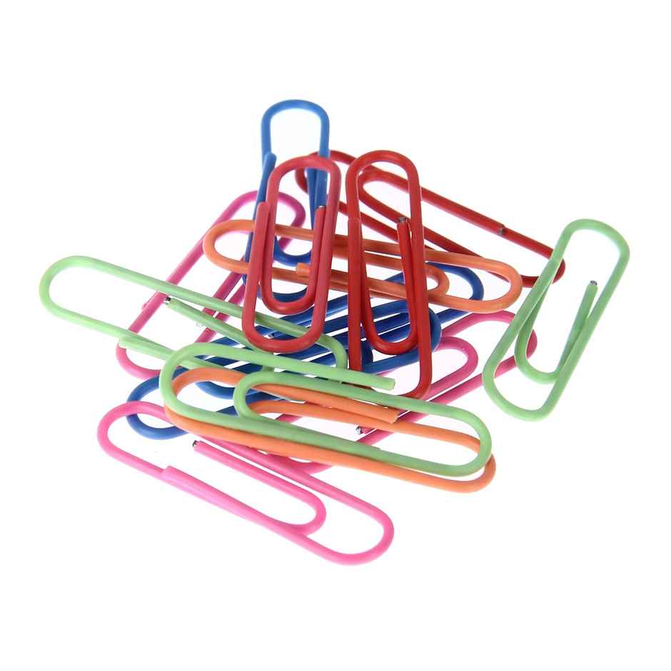 Saya U Gem Clips - 33mm Metal Steel Gem Clips - 75 Clips per Pack | Assorted