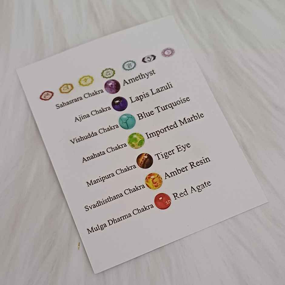 Beaded Seven Chakras Evil Eye Bracelet Black | Gullak