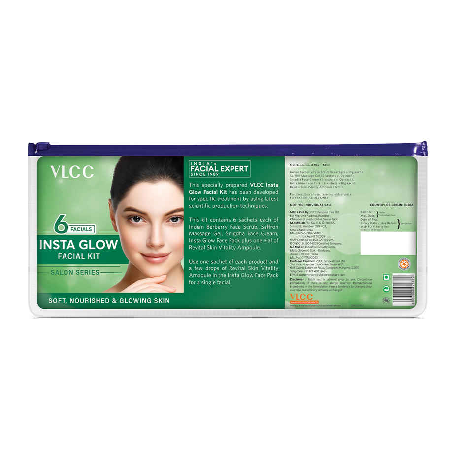 VLCC Salon Series Insta Glow Facial Kit ( 6 Facials )