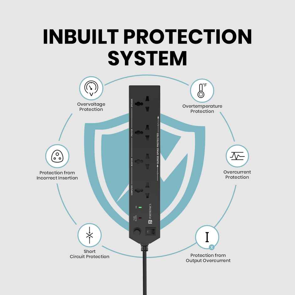 Portronics Power Plate 10 Combo