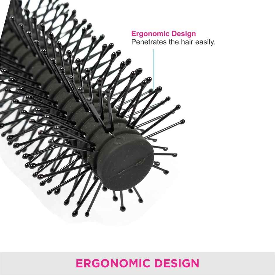 VEGA Mini Round Hair Brush For Adding Curls | Volume & Waves In Hair| Men And Women (R7-Rb)