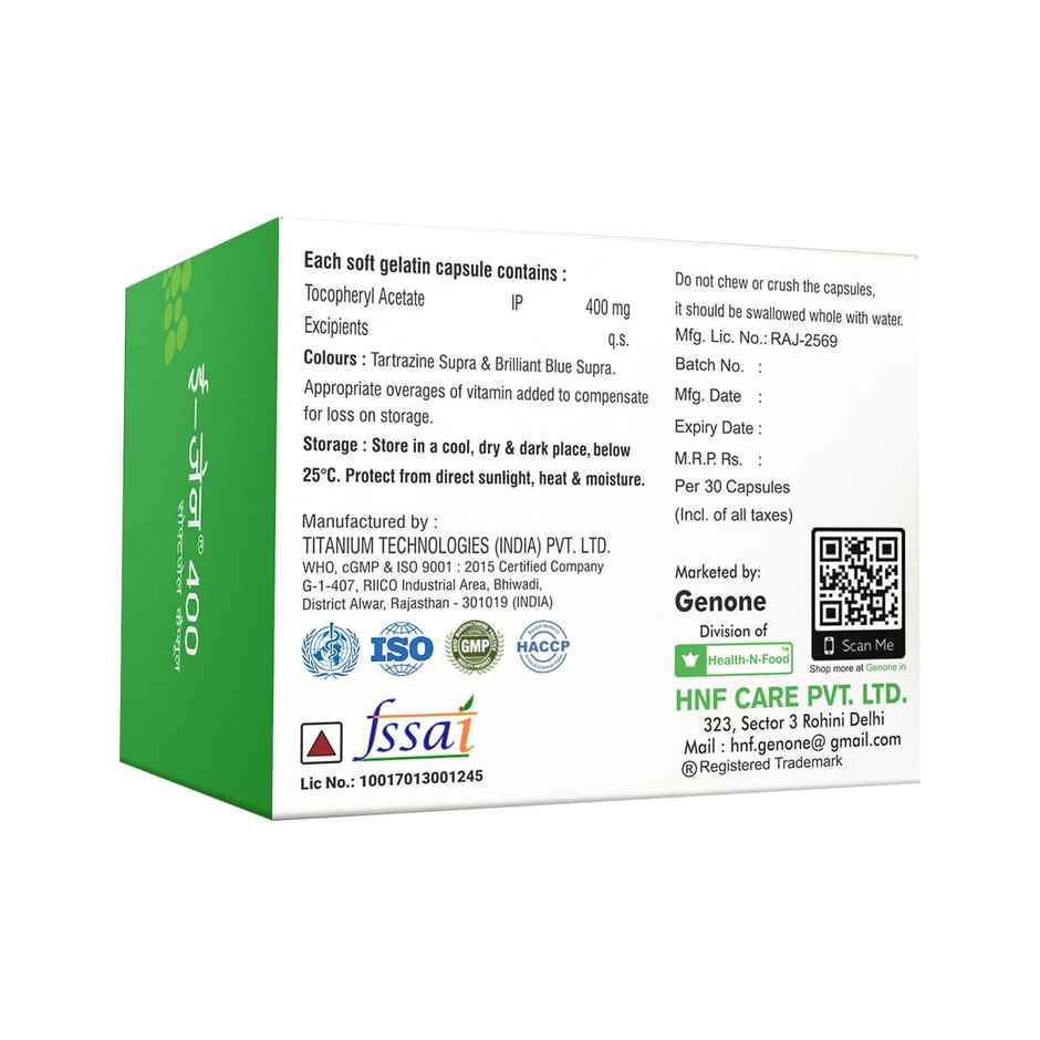 Genone E-Gen Vitamin E Capsule