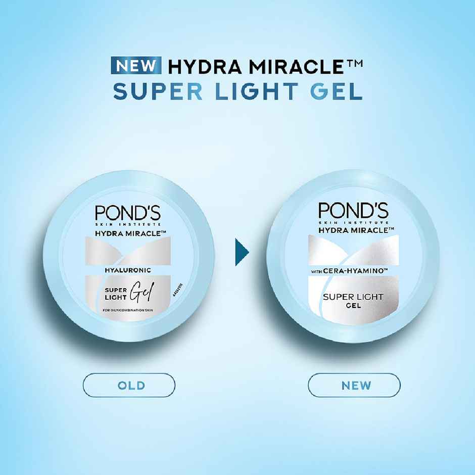 Pond's  Super Light Gel Oil-Free Moisturizer With Cera-Hyamino - 300 G