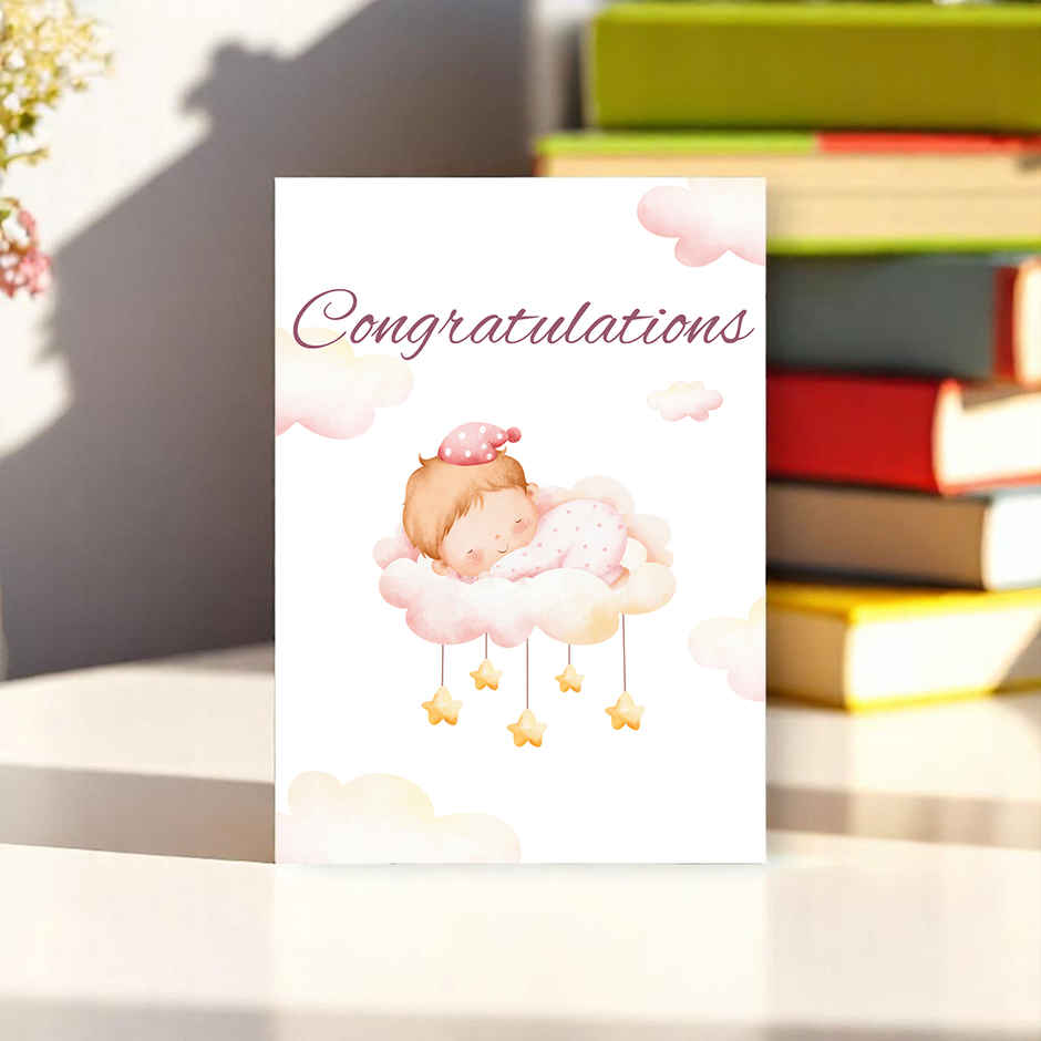 House Of Festivals New Baby Greeting Card - Design 10