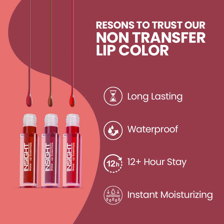 Insight Cosmetics Non Transfer Lip Kit - Reds
