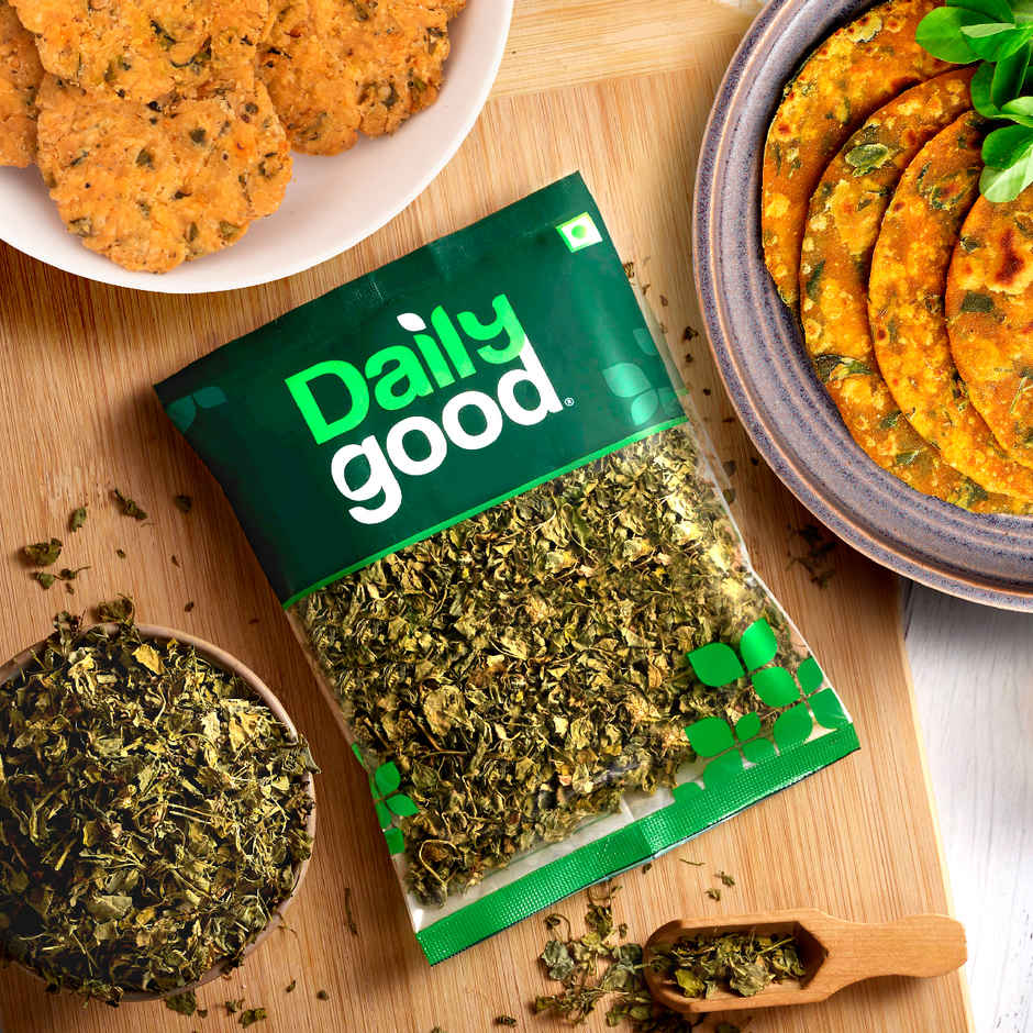 Daily Good Kasoori Methi-Fenugreek Leaves-Dried Methi Leaves Combo 