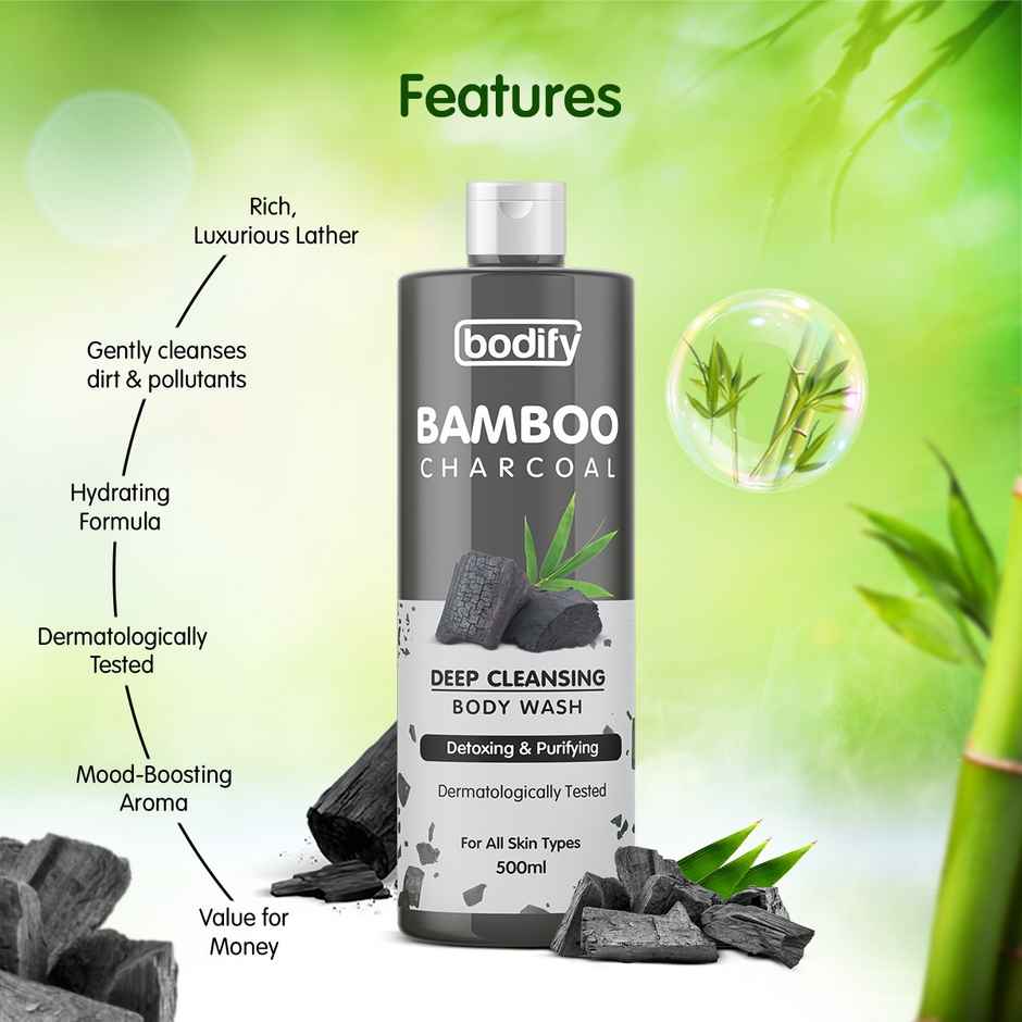 Bodify Bamboo Charcoal Body Wash