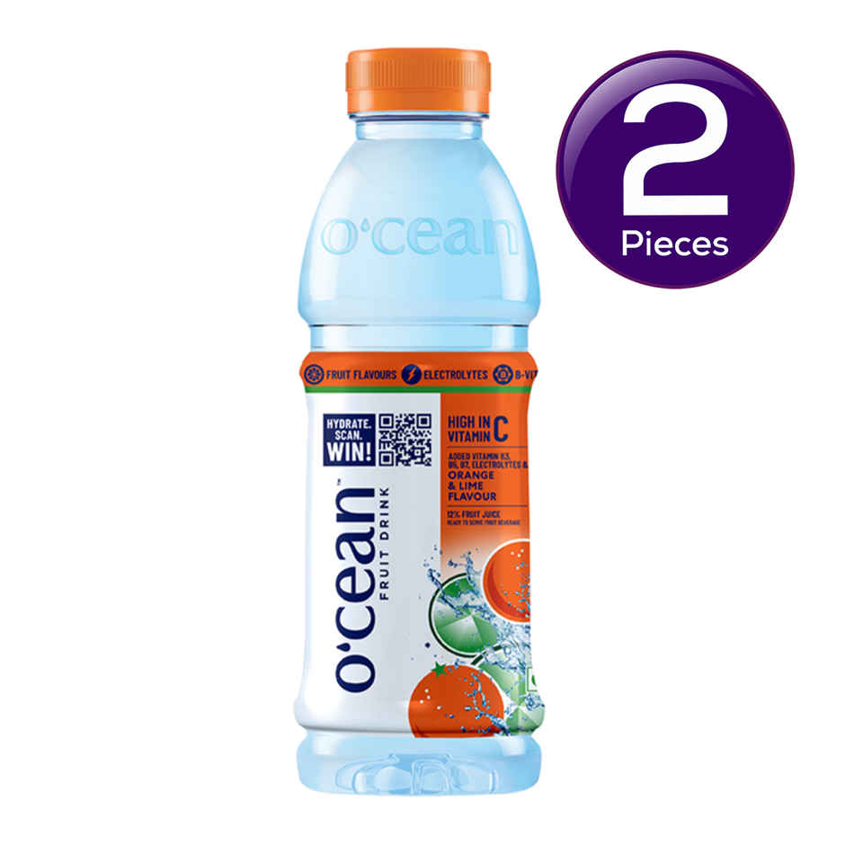 O'cean Beverages Orange and Lime Flavoured Water Combo