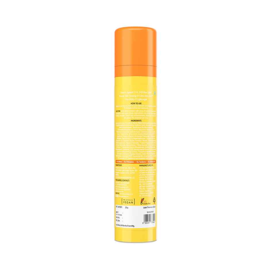 Aqualogica Glow+ Dewy Sunscreen SPF 50+ PA++++ with Anti Pollution Factor (APF) | Papaya & Vitamin C