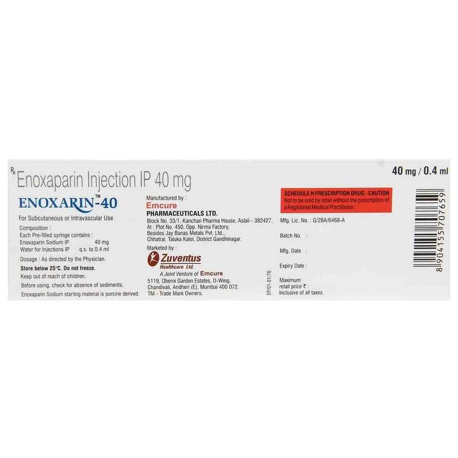 Enoxarin-40 Injection