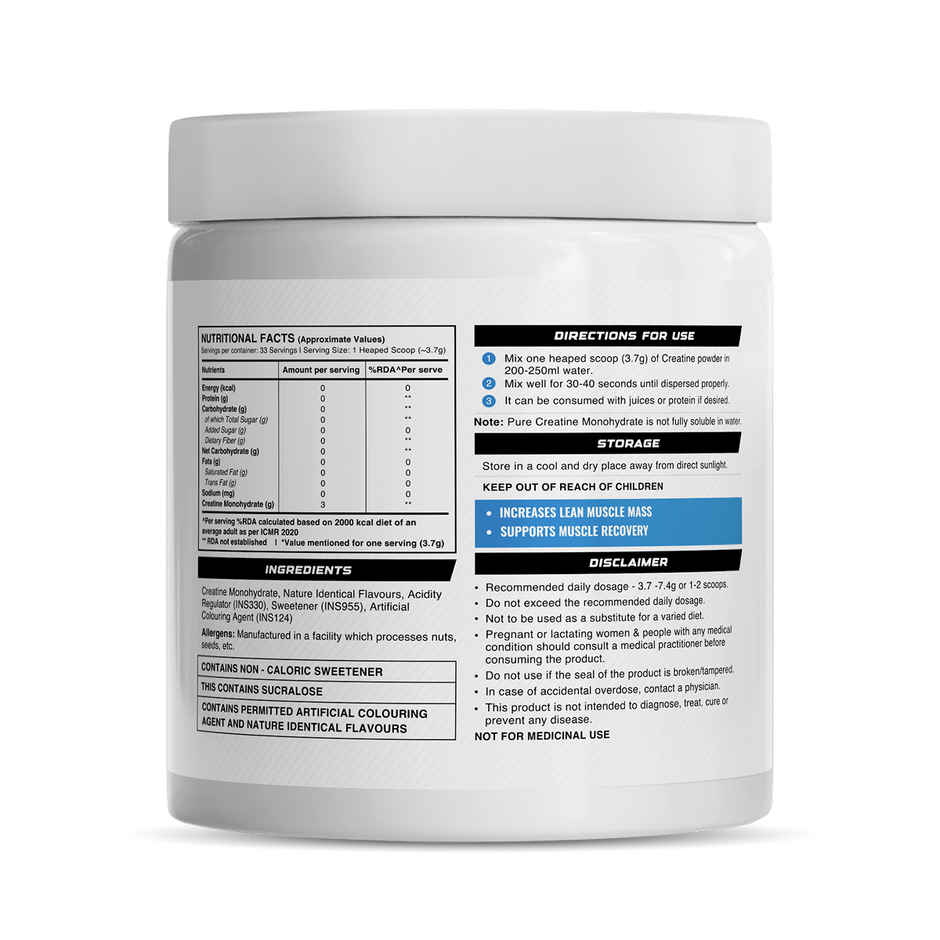 Wellcore Micronised Watermelon Wave Creatine Monohydrate | 33 servings