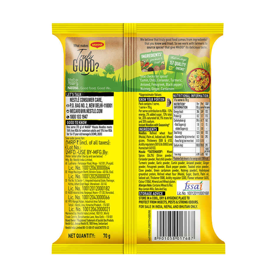 MAGGI 2-Minute Instant Noodles | Masala Noodles | Made With Quality Spices