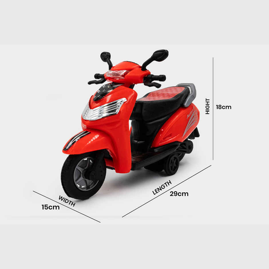 Toy Bharat Model Scooty Toy - Multicolour | Assorted