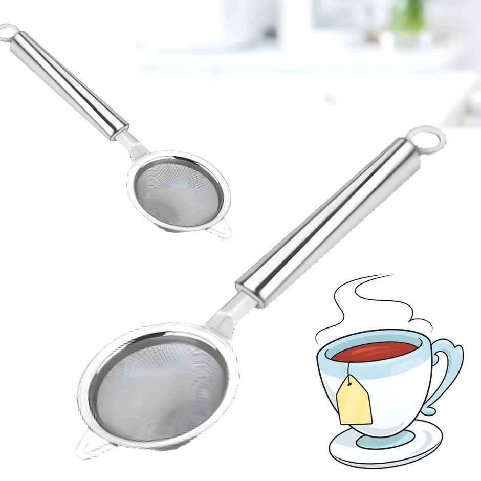 YouBee Stainless Steel Tea-Coffee Soup Stainer | Multi-Colour