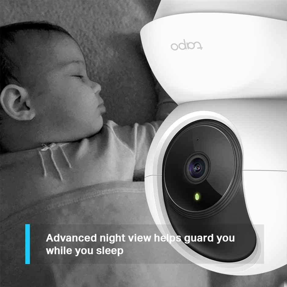 TP-Link Tapo C210P2 360Degree 3MP 2K 2304 Full HD 1296P Video Pan/Tilt Smart Wi-Fi Security Camera | Alexa Enabled | 2-Way Audio| Night Vision| Motion Detection | Indoor CCTV | Pack of 2 - White