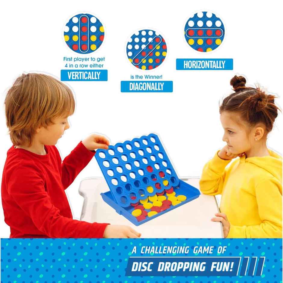 Funskool Strike 4 Classic Disc Dropping Game | Board Game | 2 Players| 6+ Years