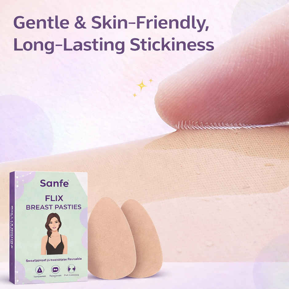 Sanfe Flix Silicone Breast Pasties | Nude
