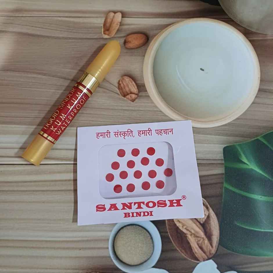Red Sindoor and Bindi Combo