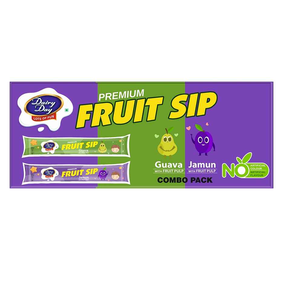 Dairy Day FruitSip Ice Pops - Jamun Guava