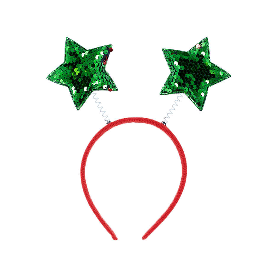 Christmas Star Spring Hairband | Assorted Color | Gullak