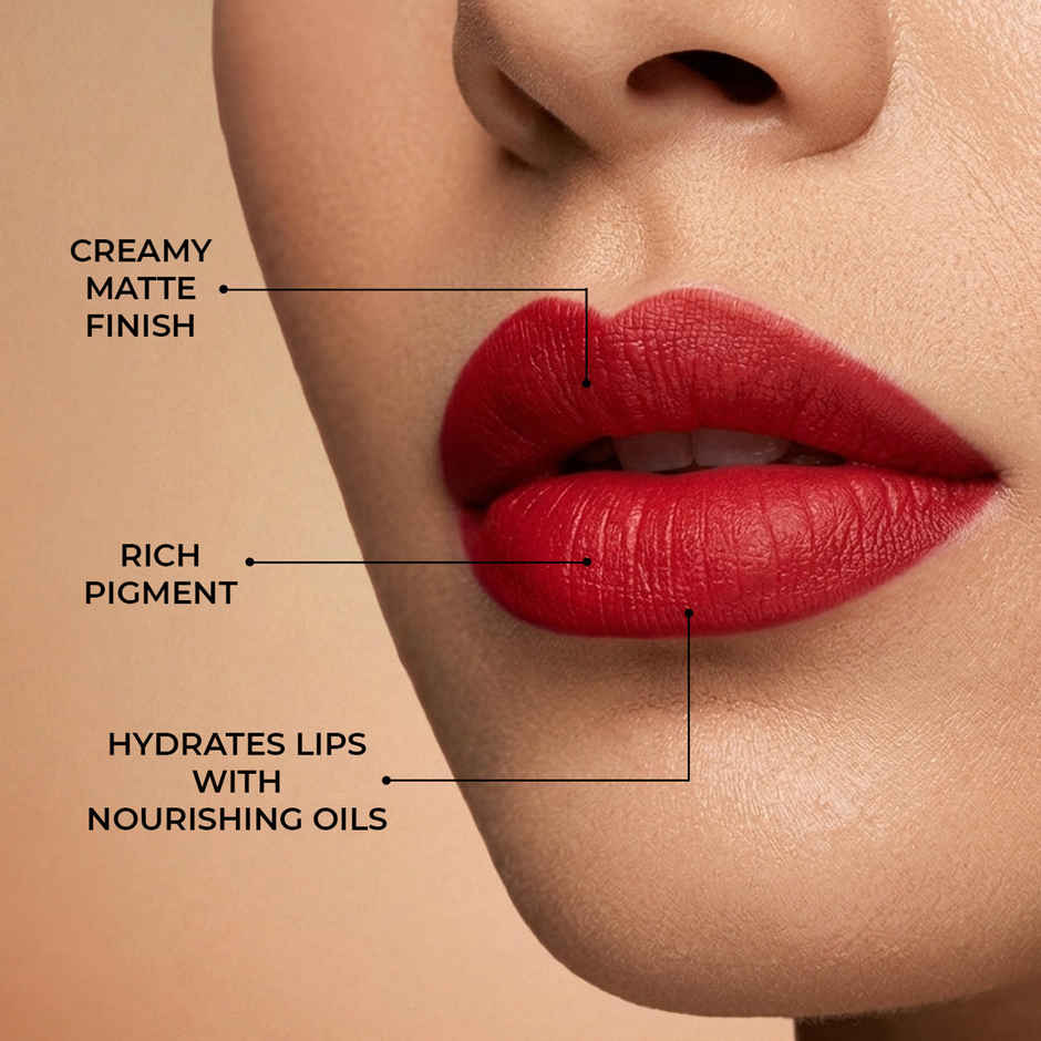 Just Herbs Ayurvedic Mini Lipstick Kit | Matte Finish, Long Lasting & Hydrating
