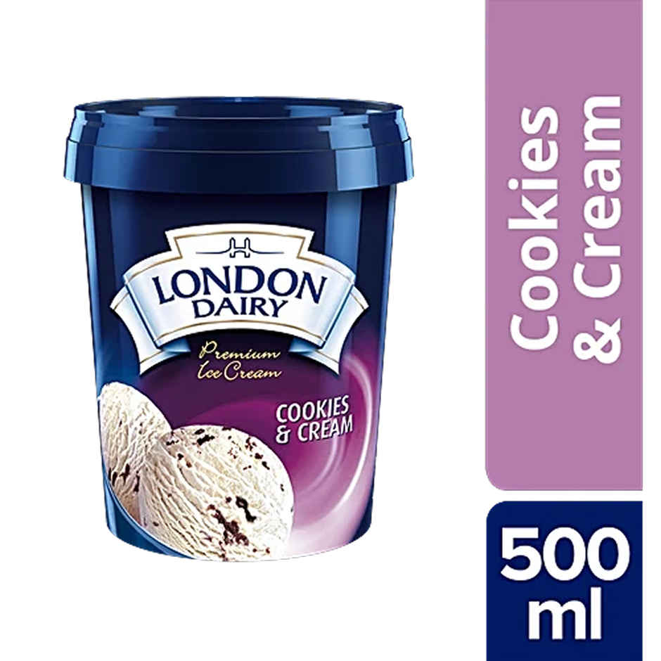 London Dairy Cookies And Cream Ice Cream