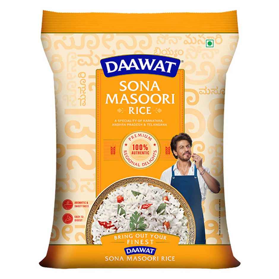 Daawat Premium Sona Masoori Rice | Medium Grain